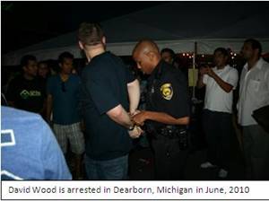 People - David Wood arrest (with caption)
