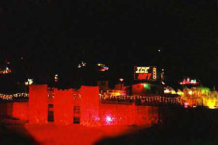 Nightshot of Entrance to Ica Art 2000