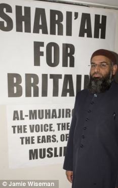 Defence: Anjem Choudary said Muslims would speak out if they thought women who followed their faith were not observing sharia law